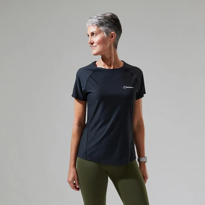 Technical Baselayers Women Berghaus 247 Tech Tee Super Stretch Crew 8211 Black