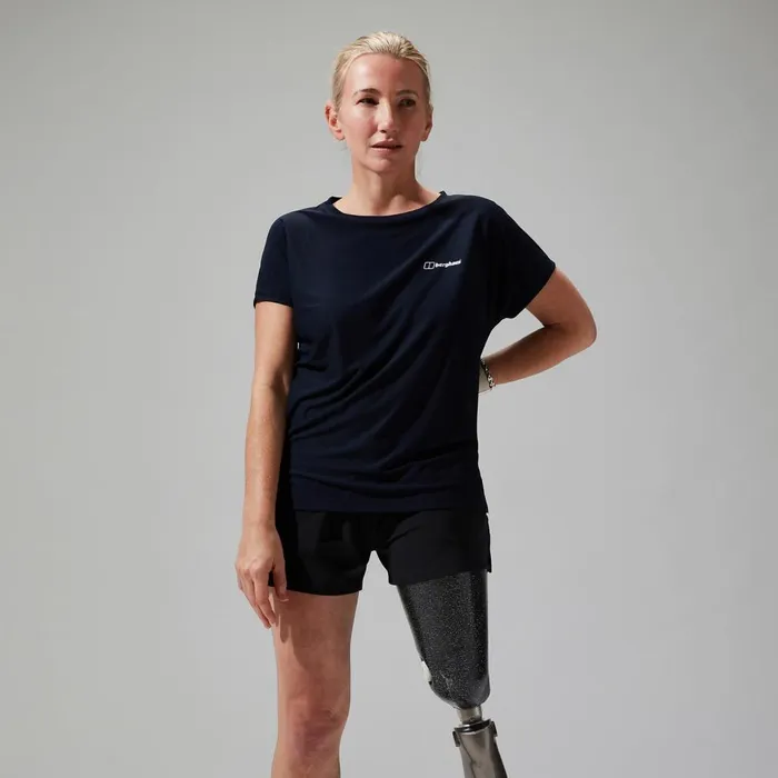 Technical Baselayers Women Berghaus Nesna Short Sleeve Baselayer 8211 Navy