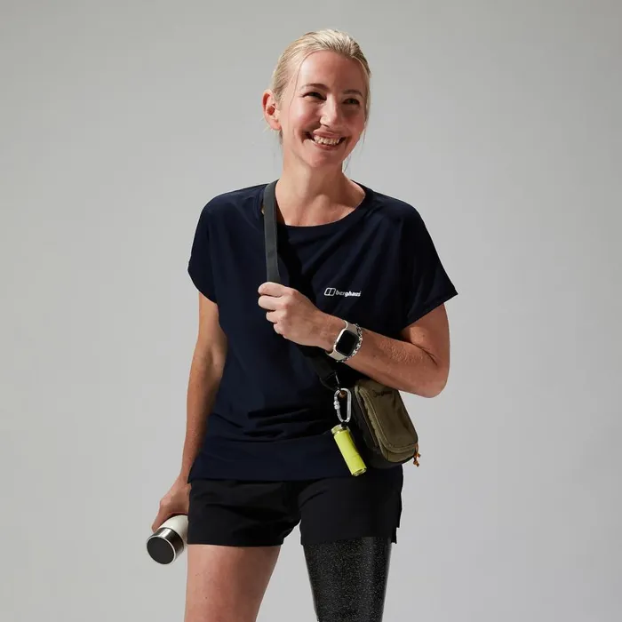 Technical Baselayers Women Berghaus Nesna Short Sleeve Baselayer 8211 Navy