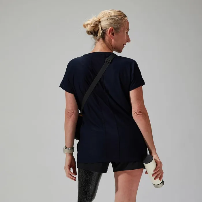 Technical Baselayers Women Berghaus Nesna Short Sleeve Baselayer 8211 Navy
