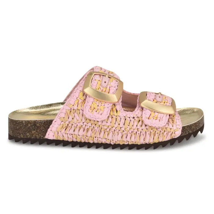 Tenly Casual Footbed Sandals Light Pink Multi Women Nine West Sandals
