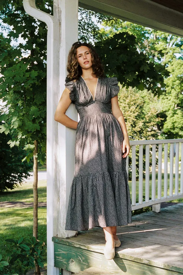 The Aurelia Dress Midnight Floral Dresses Christy Dawn Women The Aurelia Dress Midnight Floral Dresses Christy Dawn Women