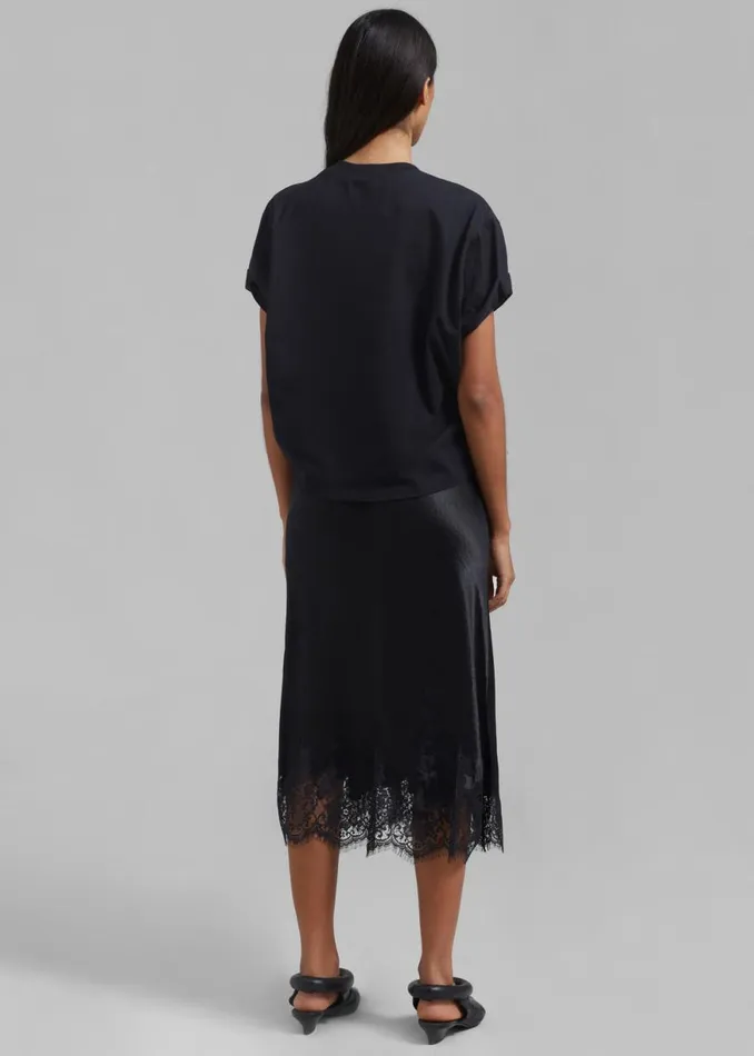 The Frankie Shop 31 Phillip Lim We Are NY Twist TShirt Slip Dress 8211 Black Multi Shop Dresses