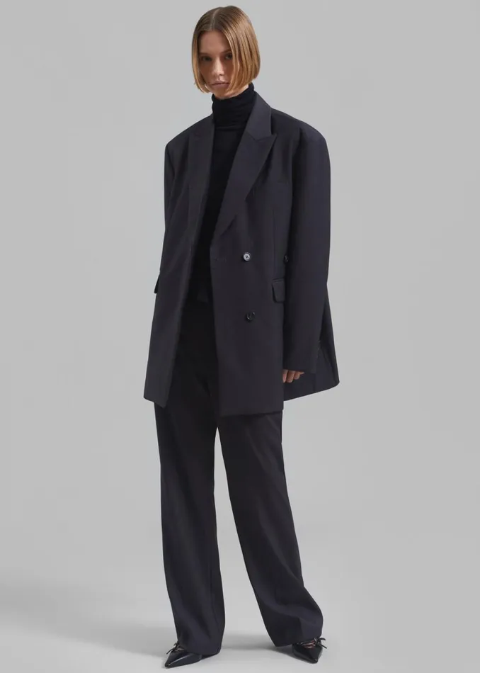 The Frankie Shop Alana Pants 8211 Charcoal Shop Clothing