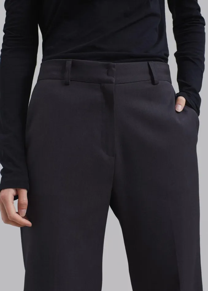 The Frankie Shop Alana Pants 8211 Charcoal Shop Clothing