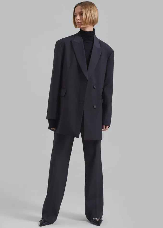 The Frankie Shop Alana Pants 8211 Charcoal Shop Clothing
