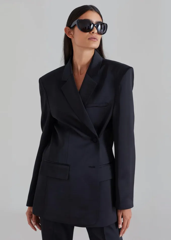 The Frankie Shop Angelica Blazer 8211 Black Shop Suits