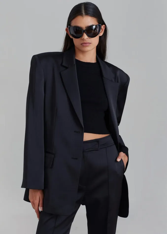 The Frankie Shop Angelica Blazer 8211 Black Shop Suits