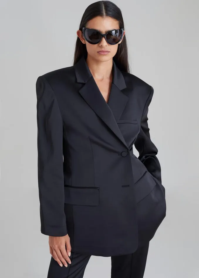 The Frankie Shop Angelica Blazer 8211 Black Shop Suits