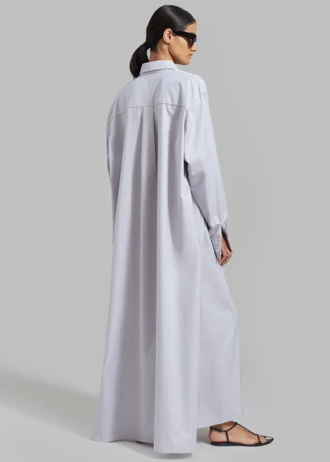 The Frankie Shop Avery Shirt Dress 8211 Grey Shop Dresses