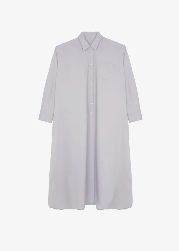 The Frankie Shop Avery Shirt Dress 8211 Grey Shop Dresses