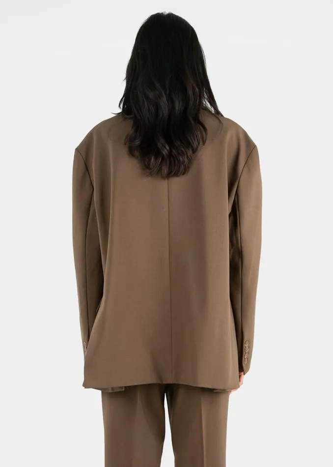 The Frankie Shop Bea Blazer 8211 Chocolate Shop Suits