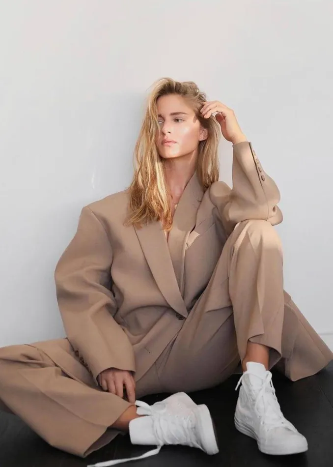 The Frankie Shop Bea Blazer 8211 Latte Shop Suits