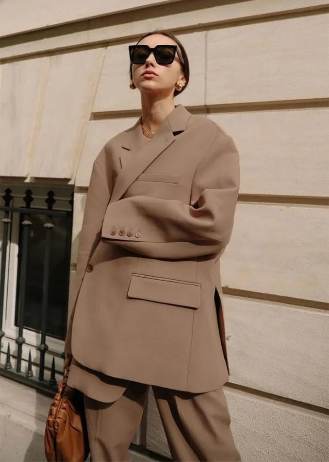 The Frankie Shop Bea Blazer 8211 Latte Shop Suits