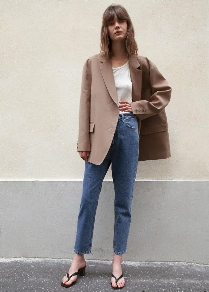 The Frankie Shop Bea Blazer 8211 Latte Shop Suits