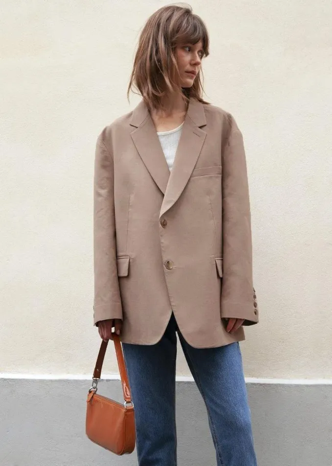 The Frankie Shop Bea Blazer 8211 Latte Shop Suits