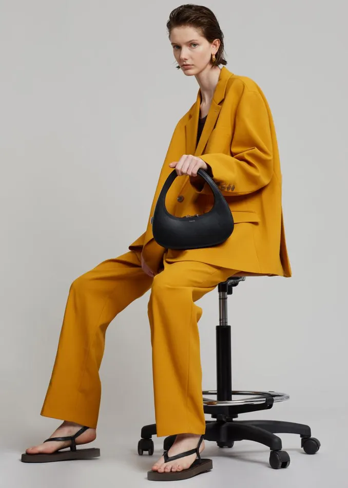 The Frankie Shop Bea Suit Pants 8211 Mustard Shop Suits