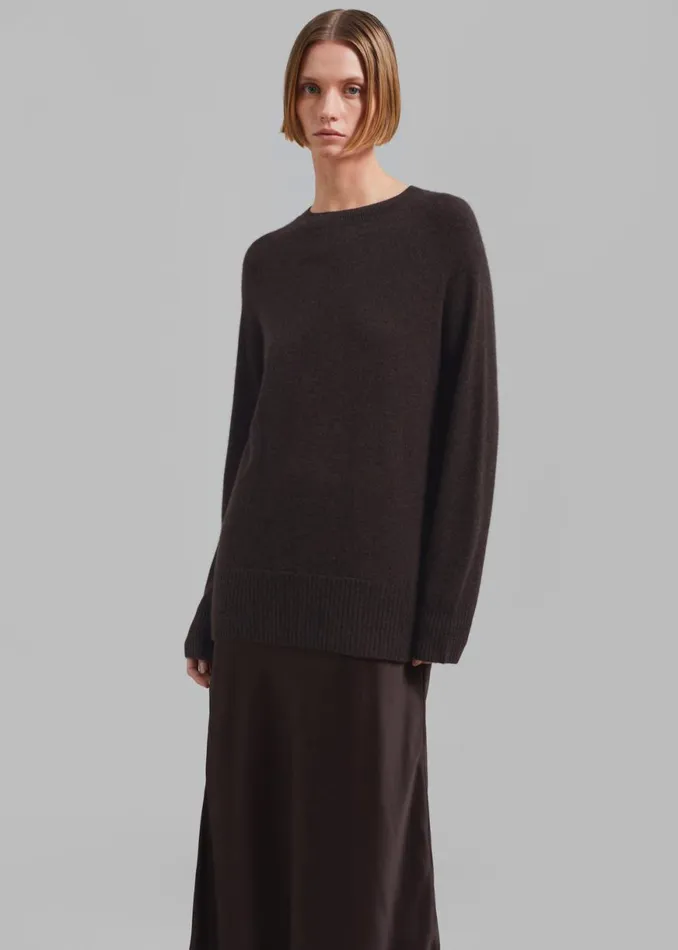 The Frankie Shop Christopher Esber Monument Long Dress 8211 Cocoa Shop Clothing