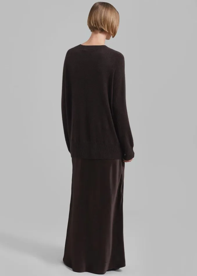 The Frankie Shop Christopher Esber Monument Long Dress 8211 Cocoa Shop Clothing