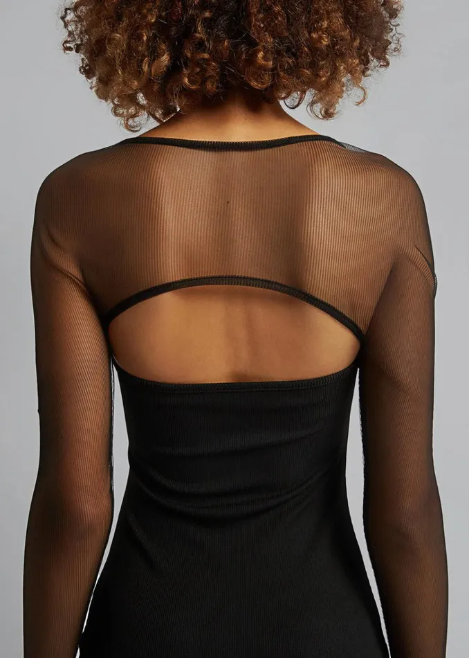 The Frankie Shop Christopher Esber Polar Orbit Ruched Shawl Mini Dress 8211 Black Shop Dresses