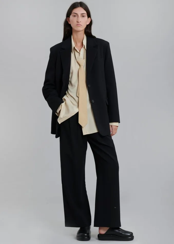 The Frankie Shop Elsa Shirt 8211 Beige Shop Tops