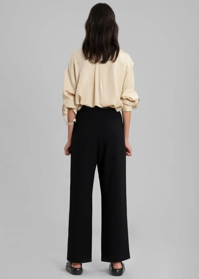 The Frankie Shop Elsa Shirt 8211 Beige Shop Tops