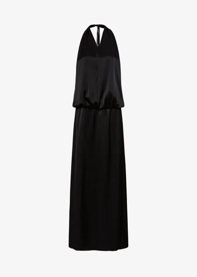 The Frankie Shop Esse Studios Mono Halter Dress 8211 Black Shop Clothing