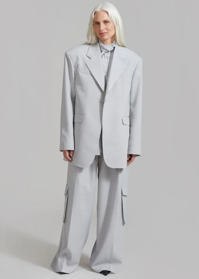 The Frankie Shop Gladys Blazer 8211 Grey Shop Suits