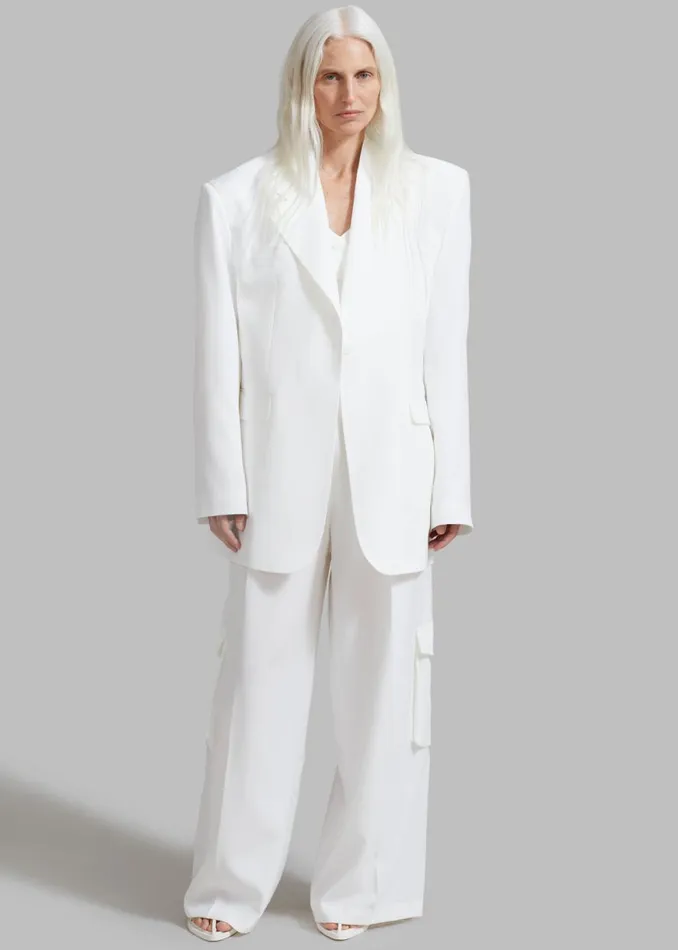The Frankie Shop Gladys Blazer 8211 White Shop Suits