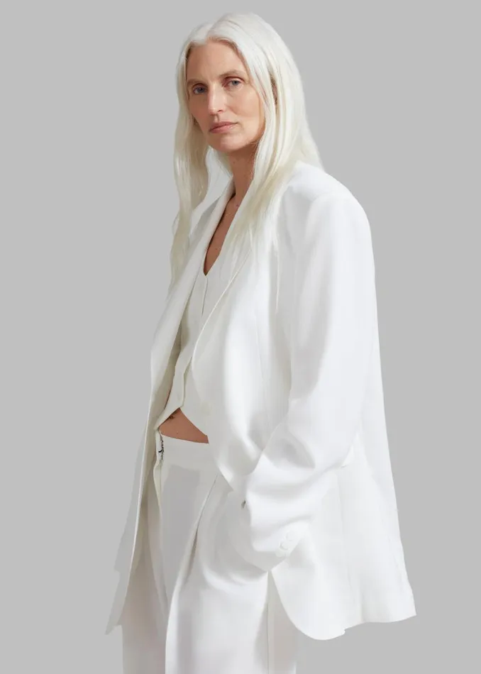 The Frankie Shop Gladys Blazer 8211 White Shop Suits