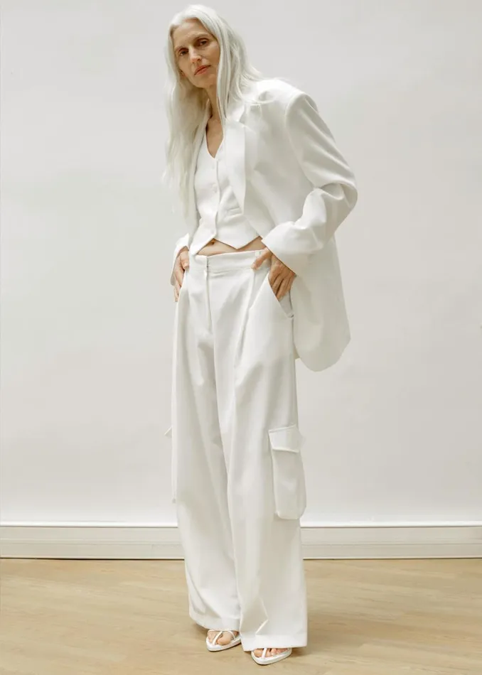 The Frankie Shop Gladys Blazer 8211 White Shop Suits