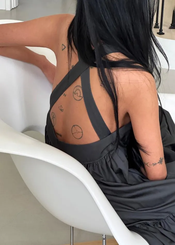 The Frankie Shop Gracie Halter Maxi Dress 8211 Charcoal Shop Dresses
