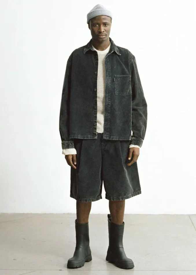The Frankie Shop Haikure Bruce Velvet Shorts 8211 Gray Shop Clothing