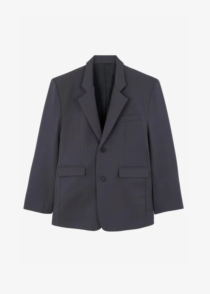The Frankie Shop Janell Blazer 8211 Dark Grey Shop Suits