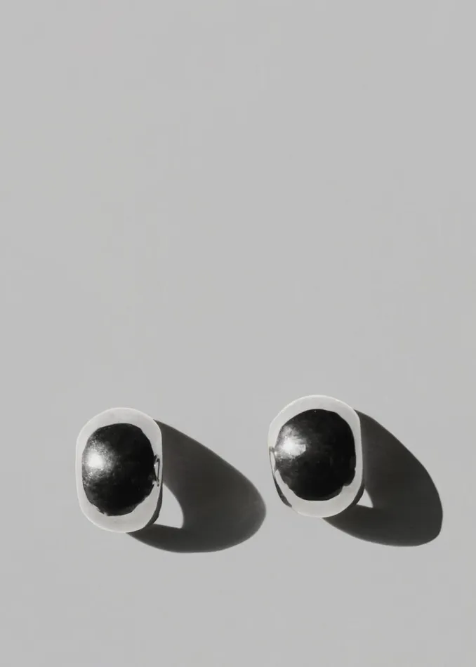 The Frankie Shop Jasmin Sparrow Classic Hoops 8211 Silver Shop Accessories