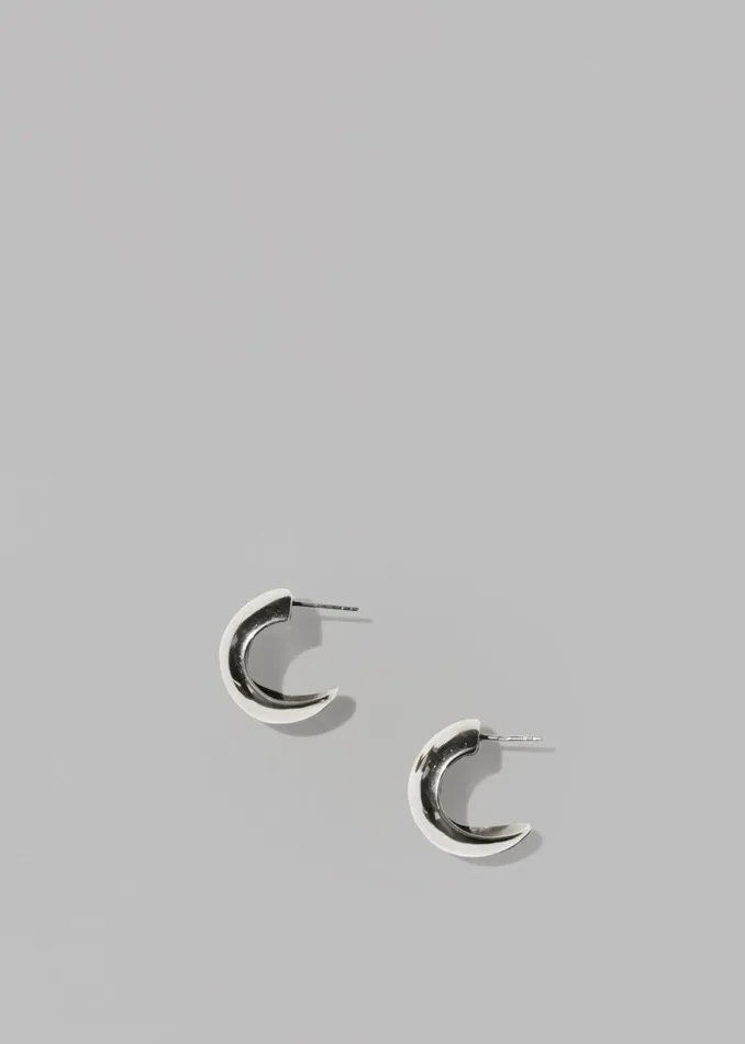 The Frankie Shop Jasmin Sparrow Classic Hoops 8211 Silver Shop Accessories