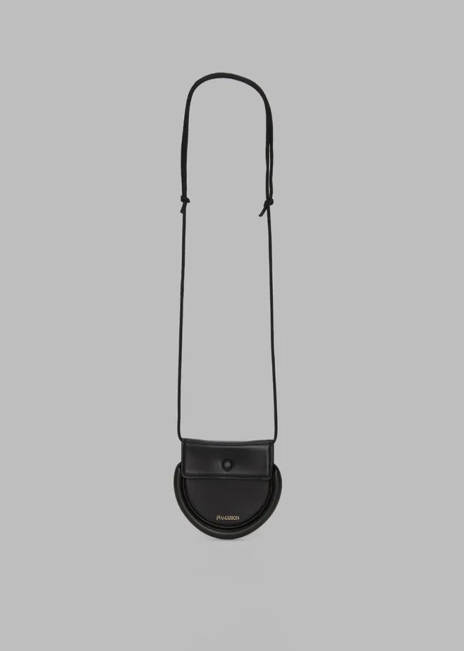 The Frankie Shop JW Anderson BumperMoon Coin Purse 8211 Black Shop Accessories