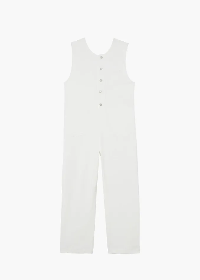 The Frankie Shop Liv Denim Jumpsuit 8211 White Shop Denim