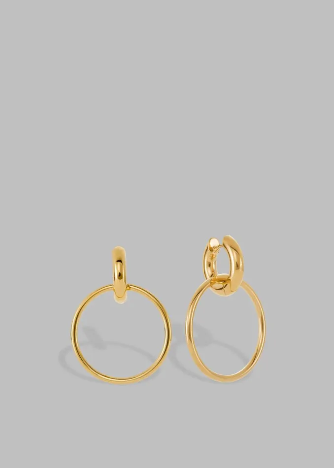The Frankie Shop Otiumberg San Raphael Hoops 8211 Gold Shop Accessories