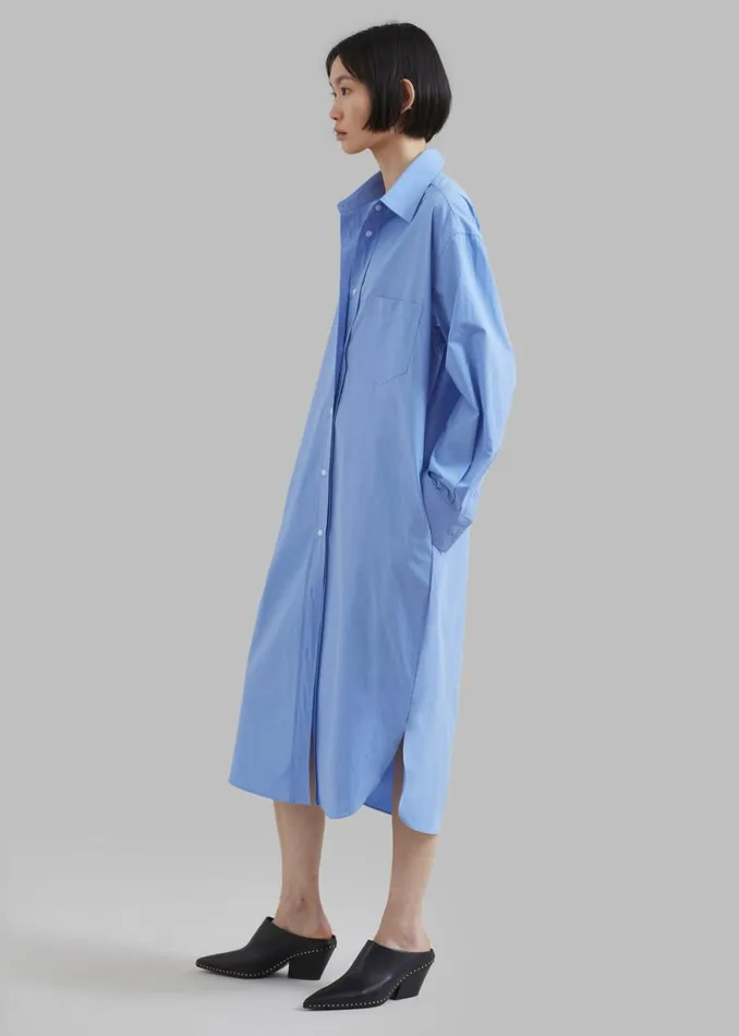 The Frankie Shop Raven Pocket Shirt Dress 8211 Sky Shop Dresses