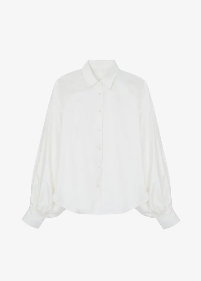 The Frankie Shop Sabi Blouse 8211 Ivory Shop Tops