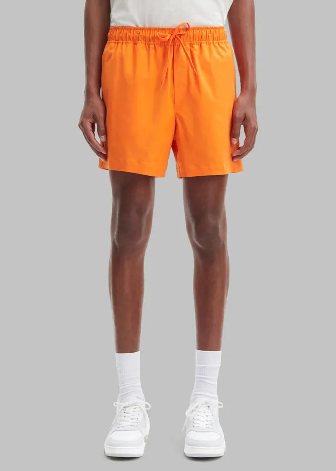 The Frankie Shop Samse Samse Moses Swim Shorts 8211 Persimmon Orange Shop Clothing
