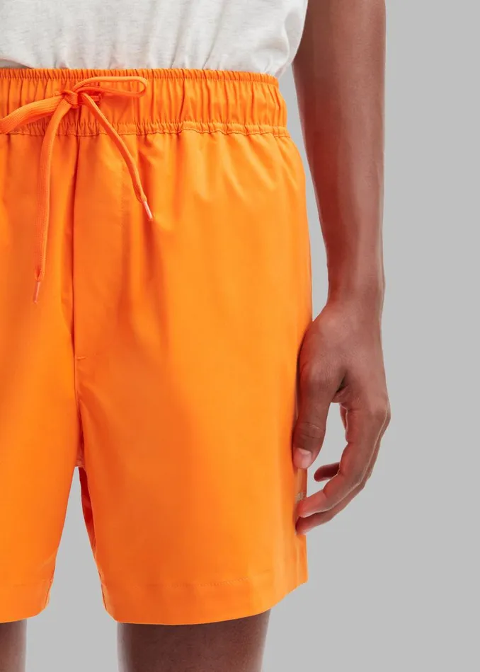 The Frankie Shop Samse Samse Moses Swim Shorts 8211 Persimmon Orange Shop Clothing