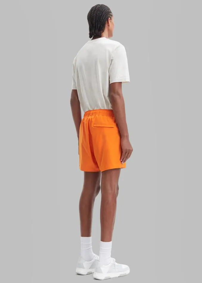 The Frankie Shop Samse Samse Moses Swim Shorts 8211 Persimmon Orange Shop Clothing
