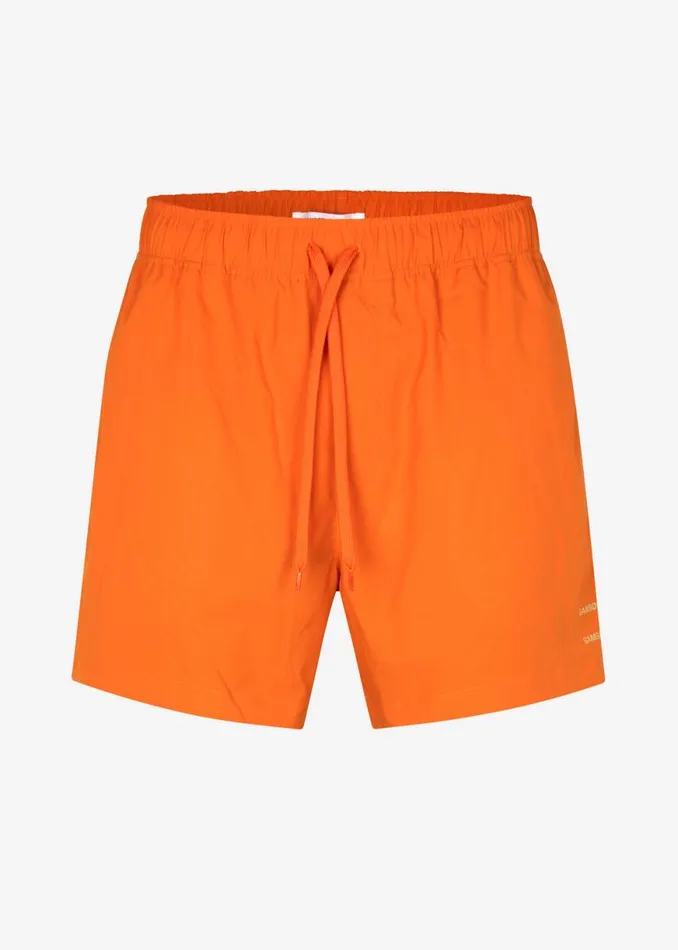 The Frankie Shop Samse Samse Moses Swim Shorts 8211 Persimmon Orange Shop Clothing