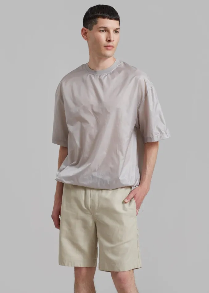The Frankie Shop Samse Samse Smith Shorts 8211 Agate Grey Shop Clothing