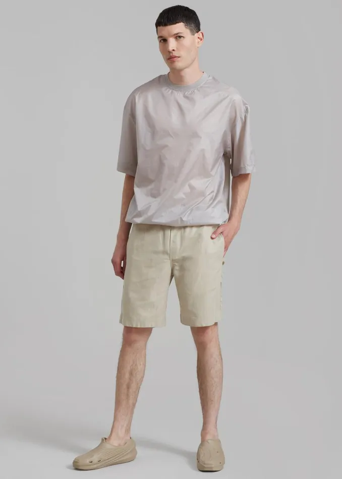 The Frankie Shop Samse Samse Smith Shorts 8211 Agate Grey Shop Clothing