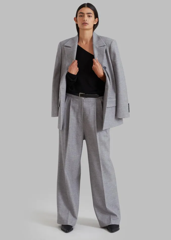 The Frankie Shop Stine Blazer 8211 Grey Shop Suits