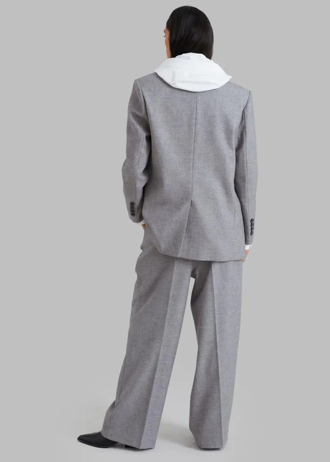The Frankie Shop Stine Blazer 8211 Grey Shop Suits