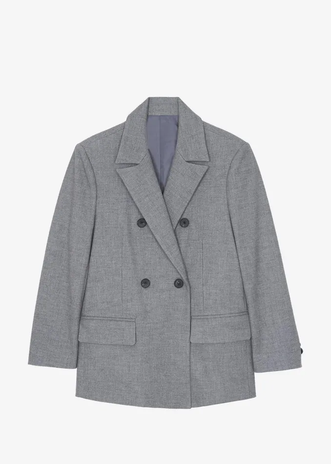 The Frankie Shop Stine Blazer 8211 Grey Shop Suits
